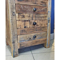 Komoda z szuflafdami szfka z drewna egzotycznego 120cm